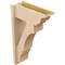 Ekena Millwork 7 1/2-in W x 18-in D x 30-in H Balboa Trad Rough Cedar Woodgrain TimberThane Outlooker, Primed Tan OUTUR075X18X30BOA04RCPR - alternate 3